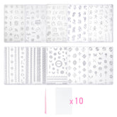 Nail Art Mold Set (11 Pcs/Set)