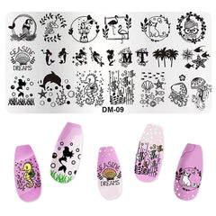 Nail Stamping Plates - the Little Mermaid