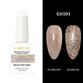 Hema-Free Crystal Sand Reflective Gel - G0501 Golden Dunes