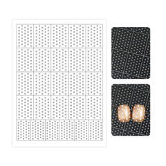 Hollow Nail Stencil Sticker - Polka Dots & Stars