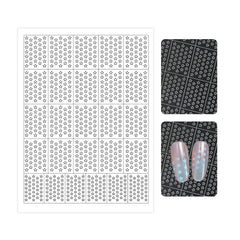 Hollow Nail Stencil Sticker - Polka Dots & Stars