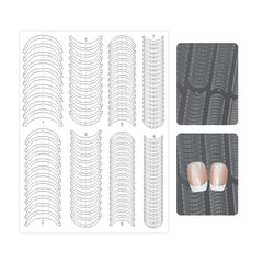 French Nail Stencil Stickers (All Sizes)