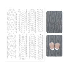 French Nail Stencil Stickers (All Sizes)