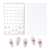 Nail Art Mold - JT020 Letters & Numbers
