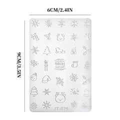Nail Art Mold - JT029 Christmas