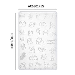 Nail Art Mold - JT032 Halloween