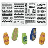 Nail Stamping Plates - Tribal Print