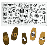 Nail Stamping Plates - Halloween Boo!
