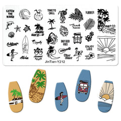 Nail Stamping Plates - Summer Holiday