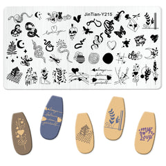 Nail Stamping Plates - Snake