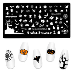 Nail Stamping Plates - Halloween 01