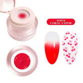 3-in-1 Stamping Ombre Paint Gel (Hema-Free) - SOP14 Coral Vapor