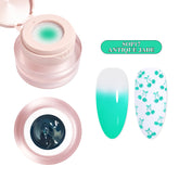 3-in-1 Stamping Ombre Paint Gel (Hema-Free) - SOP17 Antique Jade