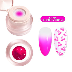 3-in-1 Stamping Ombre Paint Gel (Hema-Free) - SOP19 Fuchsia Prism