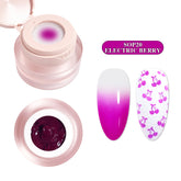 3-in-1 Stamping Ombre Paint Gel (Hema-Free) - SOP20 Electric Berry