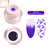 3-in-1 Stamping Ombre Paint Gel (Hema-Free) - SOP22 Matrix Violet