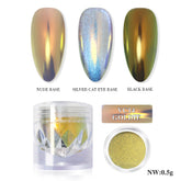 Aurora Mermaid Nail Chrome Powder - VC14 Goldie