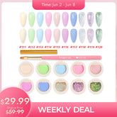 Weekly Deal : 50% OFF⚡️Solid Gel Polish 10 Colors Set - Cream Party