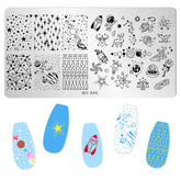 Nail Stamping Plates - Space & Constellation