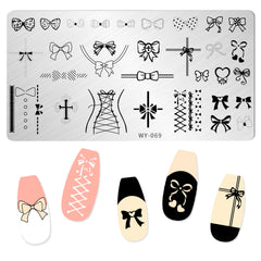Nail Stamping Plates - Coquette