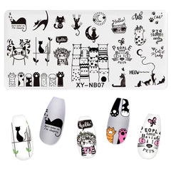 Nail Stamping Plates - Cat