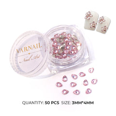 DIY Flower Nail Charm Rhinestone