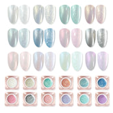 Pearl Shell Texture Gel Polish Set