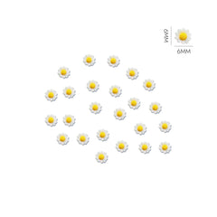 3D Sunflower Nail Charms