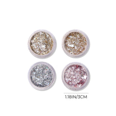 Iridescent Nail Foil Flakes Set