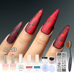 Trendy Nail Design Kit - No.10 Velvet Rose