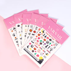 Nail Sticker - Halloween Pumpkin & Skeleton