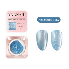 Pearl Shell Texture Gel Polish - PS06 Cloudy Sky
