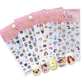 5D Nail Sticker - Cute Animal