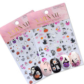5D Nail Sticker - Pink Halloween