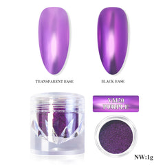 Mirror Metallic Nail Chrome Powder - VM20 Purple