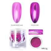 Mirror Metallic Nail Chrome Powder - VM21 Fuchsia Pink