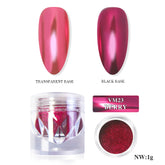 Mirror Metallic Nail Chrome Powder - VM23 Berry
