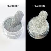 Reflective Nail Glitter - 01 Silver