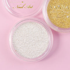 Micro Metallic Caviar Beads - Silver (0.4 mm)