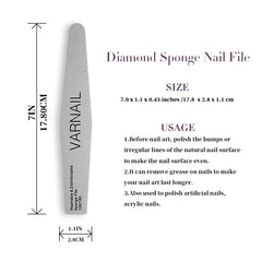 Diamond 100/180 Double-Sided Sponge File (4 Pcs)