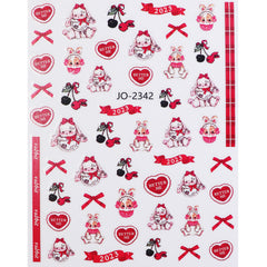 Nail Sticker - Kawaii Rabbit