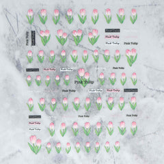 5D Nail Sticker - Tulip