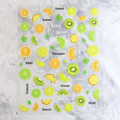 5D Nail Sticker - Vitamin C