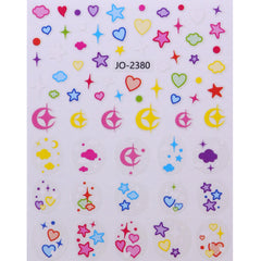 Nail Sticker - Star & Cloud