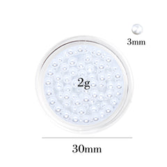 Round Pearls - 3 mm