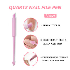 Quartz Nail File Pen