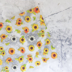 5D Nail Sticker - Sunflower