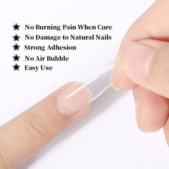 Upgrade Solid Nail Tips Adhesive Glue Gel