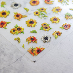 5D Nail Sticker - Sunflower