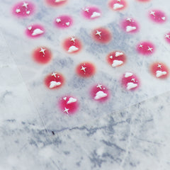 5D Nail Sticker - Blush Cloud